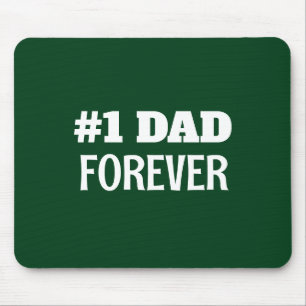 Grün und Weiß #1 Vater für Vatertag Mousepad