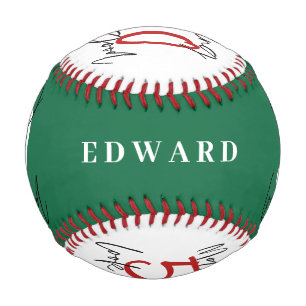 Grün und Weiß 50. Geburtstag Moderner Chic Baseball