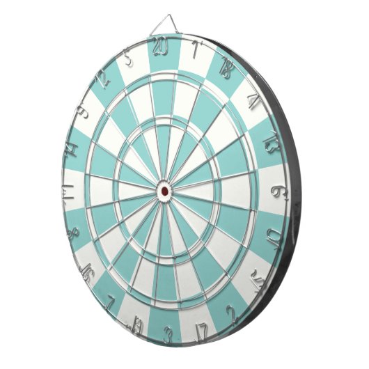 Grün und Weiß Dartscheibe (Vorderseite rechts)