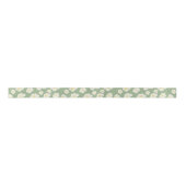 Grün und weiß floral satinband (Vorderseite)