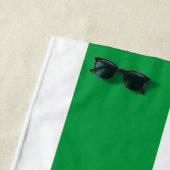 grün und weiß gestreift strandtuch (Beispiel)