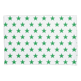 Grün und Weiß Kissenbezug