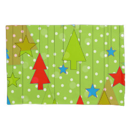 Grün und Weiß Kissenbezug