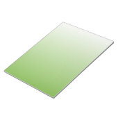 Grün und Weiß Notizblock (angewinkelt)