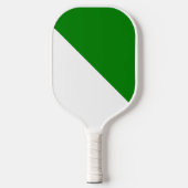 Grün und Weiß Pickleball Schläger (Vorderseite)