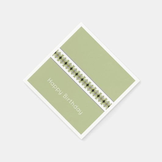 grün und weiß serviette (Ecke)