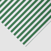 Grün und Weiß Stripes Seidenpapier (Ausschnitt)