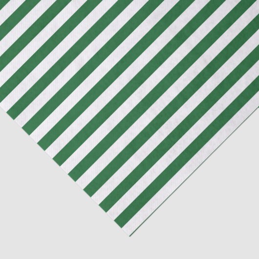 Grün und Weiß Stripes Seidenpapier (Ausschnitt)