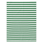 Grün und Weiß Stripes Tischdecke (Vorderseite)