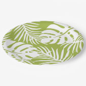 Grün- und Weißbuch Pappteller (Schrägansicht)