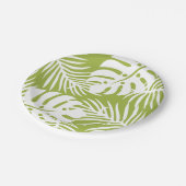 Grün- und Weißbuch Pappteller (Schrägansicht)