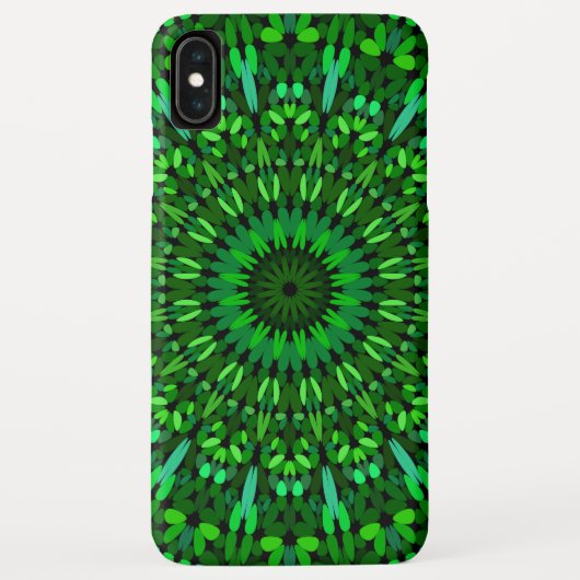 Grün verlässt Mandala Case-Mate iPhone Hülle (Rückseite)
