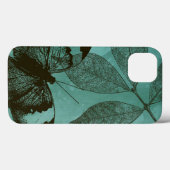 Grün verlässt Schmetterling Case-Mate iPhone Hülle (Rückseite (Horizontal))
