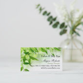 Grün verlässt terminkarte (Stehend Vorderseite)