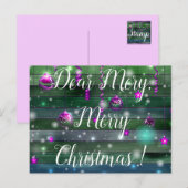 Grün Vintag Postkarte (Vorne/Hinten)