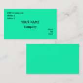 Grün Visitenkarte (Vorne/Hinten)