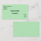Grün Visitenkarte (Vorne/Hinten)