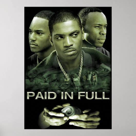 grün voll bezahlt poster (Vorne)