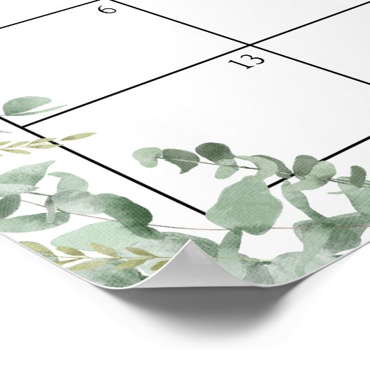 Grün von Holztieren Ratschlag Fälligkeitsdatum Poster (Ecke)