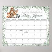 Grün von Holztieren Ratschlag Fälligkeitsdatum Poster (Vorne)