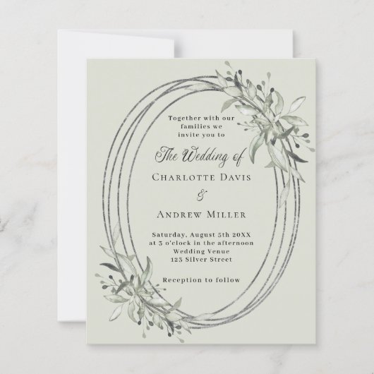 Grün von Weizengrün, Hochzeit (Vorderseite)