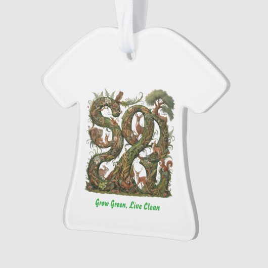 Grün wachsen, sauber leben ornament (Vorderseite)