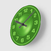 Grün-Wanduhr Runde Wanduhr (Winkel)