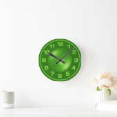 Grün-Wanduhr Runde Wanduhr (Zuhause)