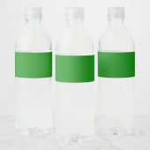 Grün Wasserflaschenetikett (Flaschen)