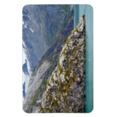 Grün weckt im Blau Magnet (Vertikal)