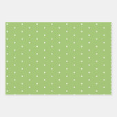 Grün/Weiß-Abstrakte Form Geschenkpapier Set (Vorderseite 2)