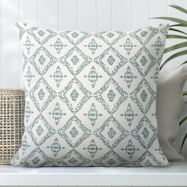 Grün-Weiß-dekorative Kissen (Von Creator hochgeladen)
