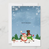 Grün & Weiß frohe Weihnachten (Rückseite)