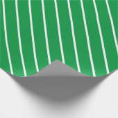 Grün-weiß gestreifte Geschenkpapier (Ecke)