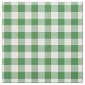 Grün-weiß kariert Gingham Stoff (Muster)