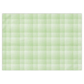 Grün-weiß kariertes abstraktes Muster Tischdecke (Vorderseite (Horizontal))