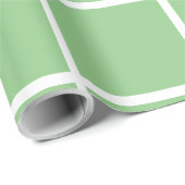 Grün-Weiß-Karo Geschenkpapier (Rolleneckpunkt)