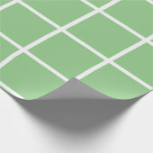 Grün-Weiß-Karo Geschenkpapier (Ecke)
