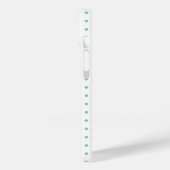 Grün-Weiß-Muster Case-Mate iPhone Hülle (Rückseite / Links)