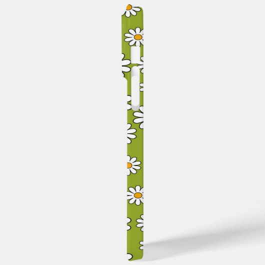 Grün-Weiß-Muster Case-Mate iPhone Hülle (Rückseite / Links)