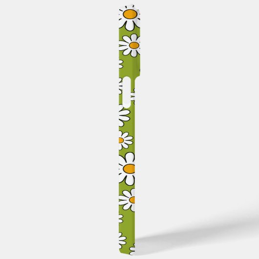 Grün-Weiß-Muster Case-Mate iPhone Hülle (Rückseite / Rechts)