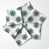Grün/Weiß Peppermint Swirl Candy Stoff
