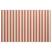 Grün, Weiß, Rot, Tan und Maroon farbene Linien Stoff (Fat Quarter (45,7 x 55,9 cm))