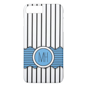 Grün Weiß Schwarz Streifenmuster Case-Mate iPhone Hülle