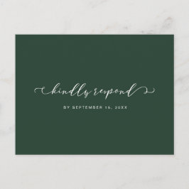 Grün-Weiß-UAwg mit Wahlmöglichkeiten Einladungspostkarte