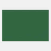 Grün/Weiß-Weihnachtsbaum Ikonisches Muster Geschenkpapier Set (Vorderseite 2)