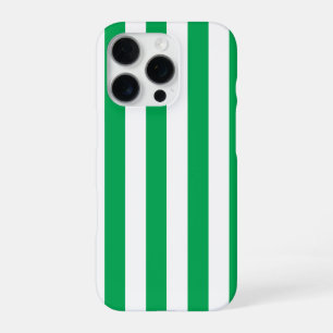Grün-weiße Cabana-Streifen iPhone 16 Pro Hülle