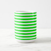 GRÜN-WEIße OSTERN-STREIFEN Kaffeetasse (Mittel)