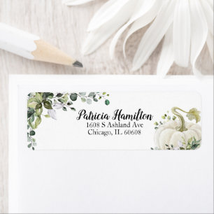 Grün Weißer Kürbis Herbst-Baby-Party