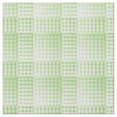 Grün-weißes Schachbrettmuster Abstract Stoff (Nahaufnahme)